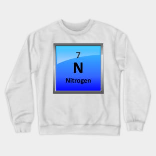 Nitrogen Element Tile - Periodic Table Crewneck Sweatshirt